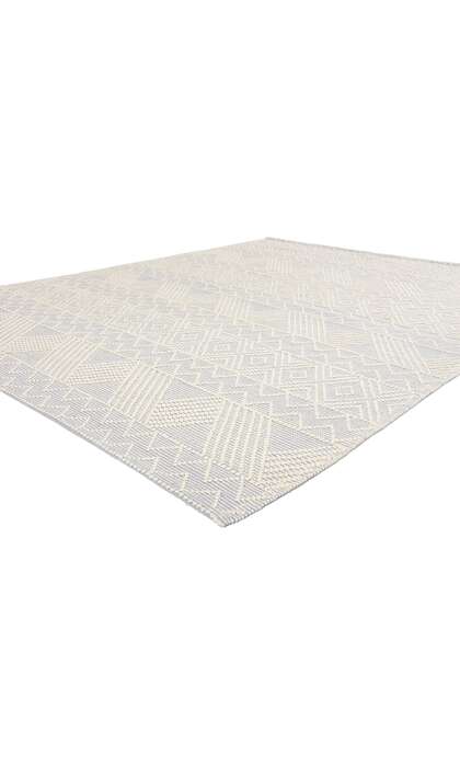 8 x 10 Moroccan Textured High-Low Kilim Rug 31025