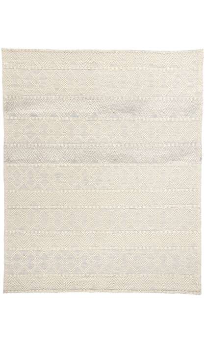 8 x 10 Moroccan Textured High-Low Kilim Rug 31031