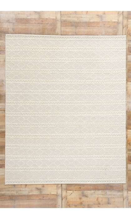 8 x 10 Moroccan Textured High-Low Kilim Rug 31032