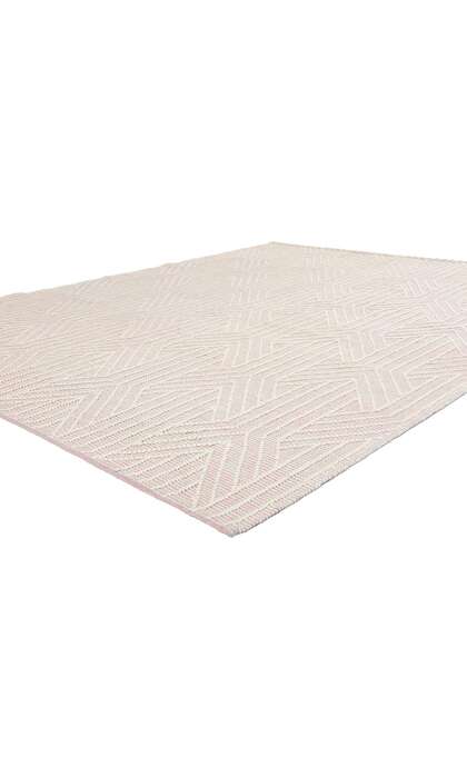 8 x 10 Moroccan Pink Textured High-Low Kilim Rug 31027