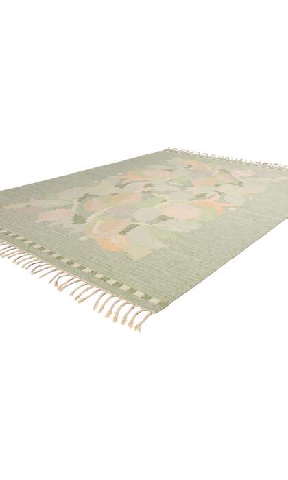 5 x 8 Ingegerd Silow Vintage Swedish Rollakan Rug 78836