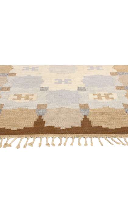 5 x 8 Ingegerd Silow Vintage Swedish Rollakan Rug 78815