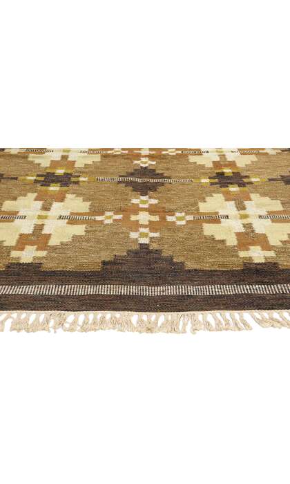 6 x 9 Kullaberg HLO Vintage Swedish Rollakan Rug 78834