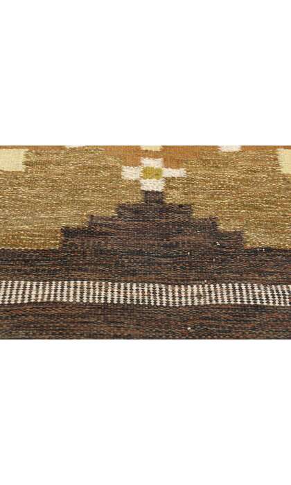 6 x 9 Kullaberg HLO Vintage Swedish Rollakan Rug 78834