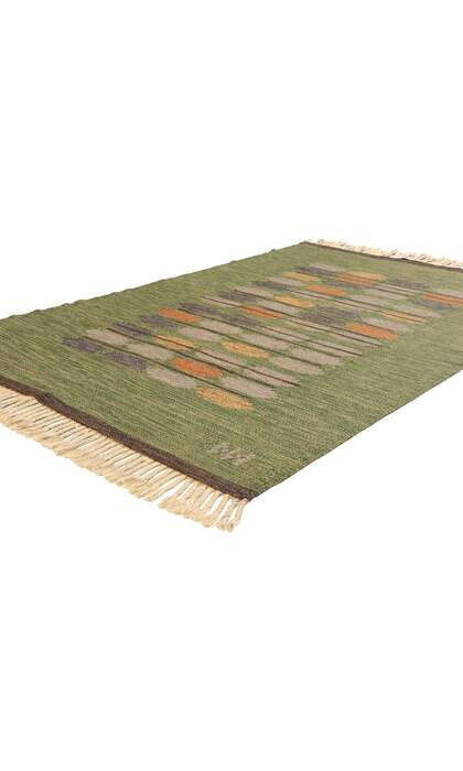 4 x 7 Nils Nilsson Vintage Finnish Rollakan Rug 78825