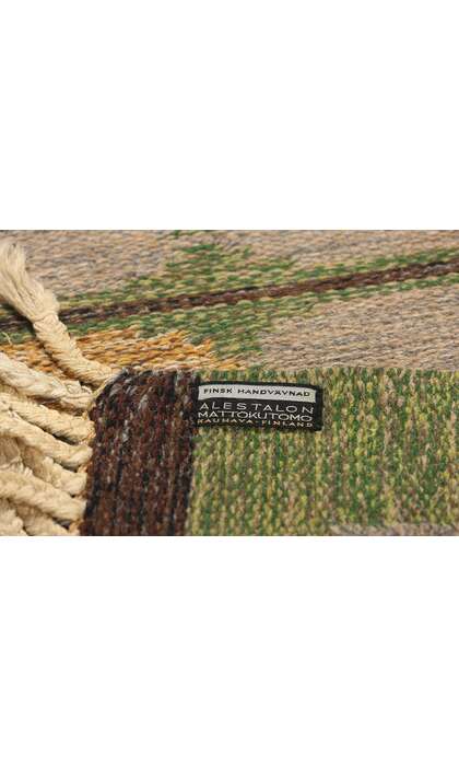 4 x 7 Nils Nilsson Vintage Finnish Rollakan Rug 78825