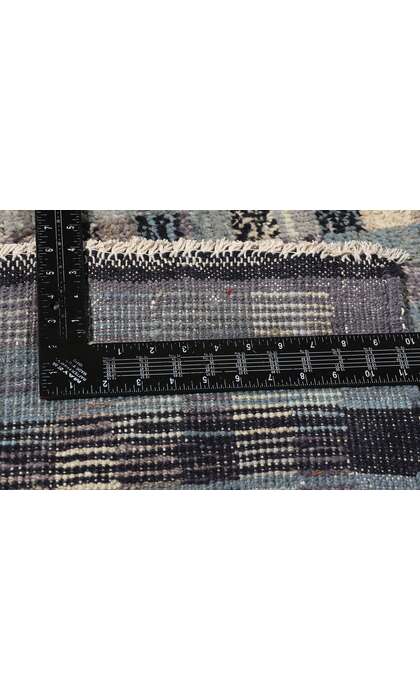 12 x 15 Modern Bauhaus Checkered Moroccan Rug 81053