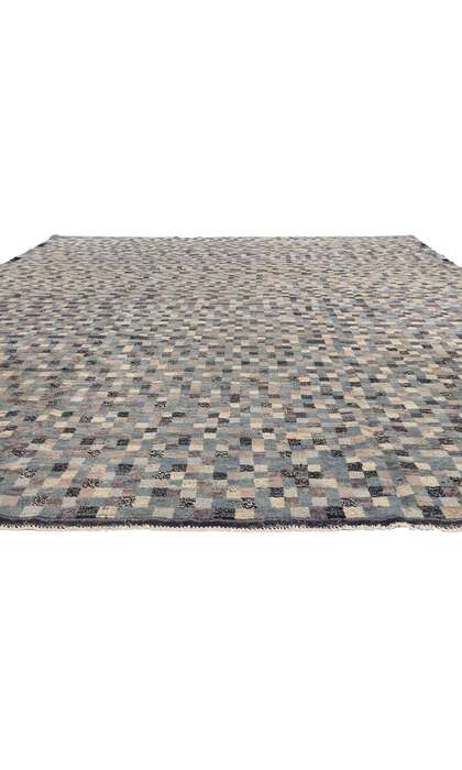 12 x 15 Modern Bauhaus Checkered Moroccan Rug 81053