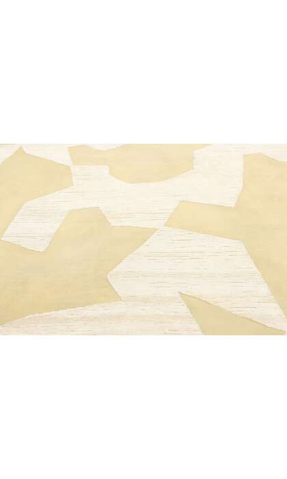 9 x 12 Organic Modern High-Low Wool and Silk Rug 31012