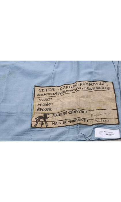 6 x 7 The Minute Carnival Scene Vintage French Tapestry 72967