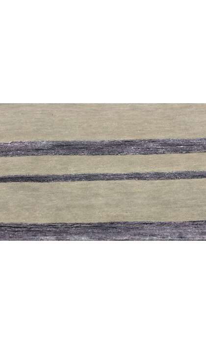 8 x 10 Transitional High-Low Wool and Silk Rug 31021