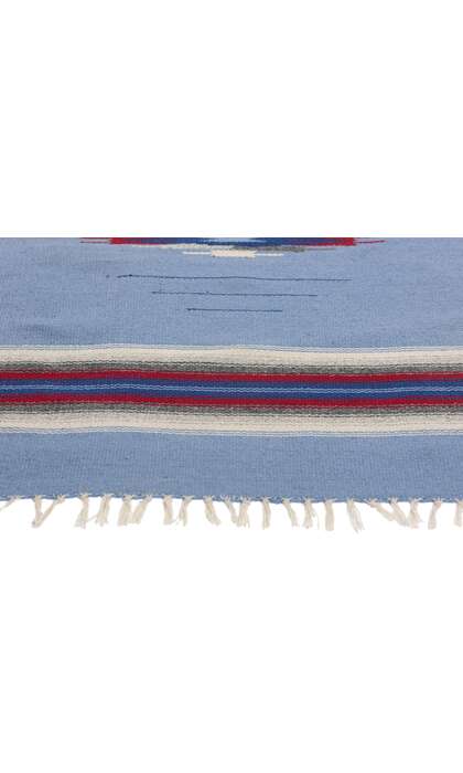 2 x 3 Vintage Blue New Mexico Chimayo Rug 78801