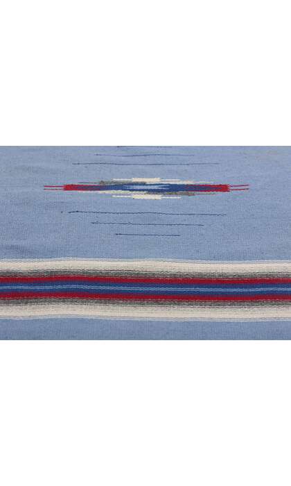 2 x 3 Vintage Blue New Mexico Chimayo Rug 78801