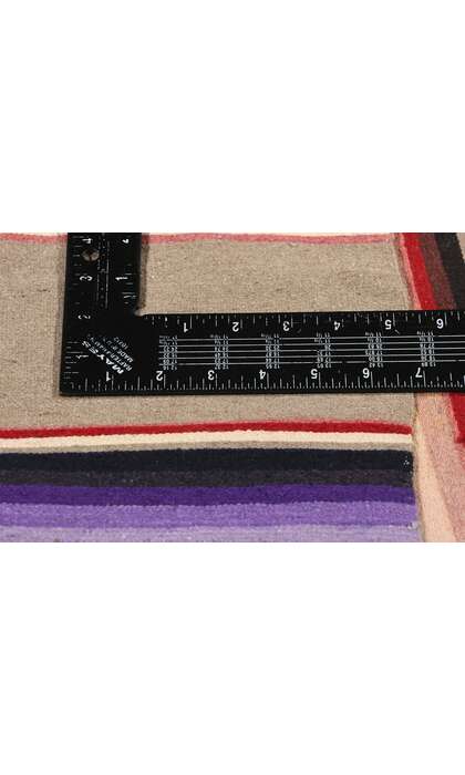 4 x 7 Vintage Mexican Saltillo Serape Blanket 78788