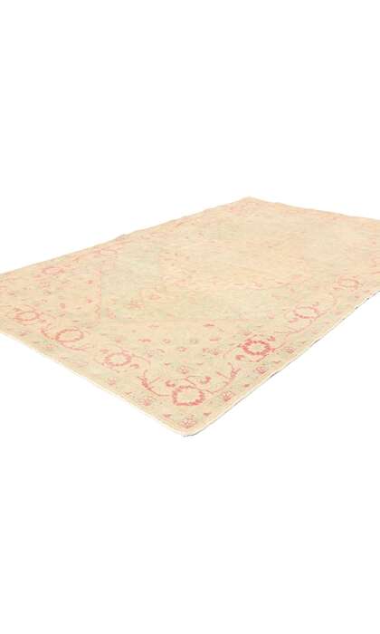 4 x 7 Distressed Vintage Muted Turkish Sivas Rug 53471