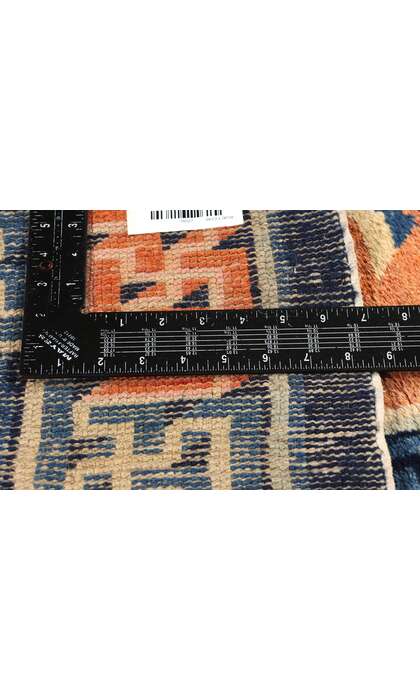 4 x 7 Vintage Orange Chinese Baotou Rug 78027