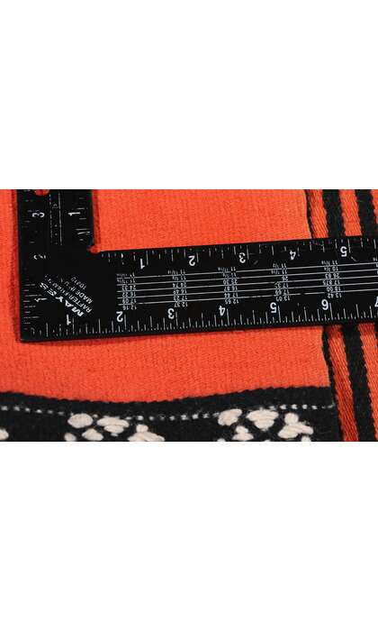 1 x 4 Vintage Orange Greek Kilim Rug 78797