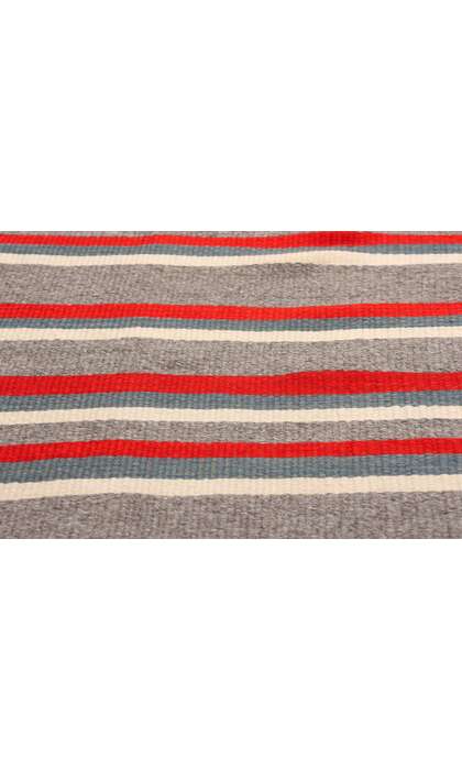 2 x 5 Vintage Rio Grande Chimayo Banded Blanket 78791