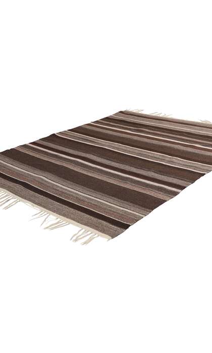 4 x 6 Vintage Rio Grande Chimayo Banded Blanket 78793