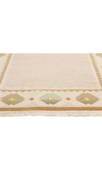 5 x 6 Vintage Swedish Rollakan Rug 78816