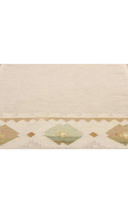 5 x 6 Vintage Swedish Rollakan Rug 78816