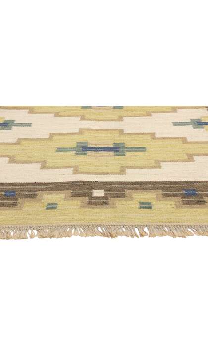 6 x 8 Vintage Swedish Rollakan Rug Signed GK 78821