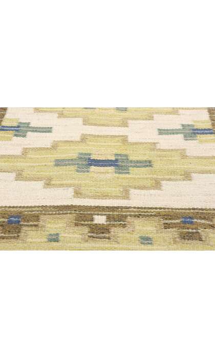 3 x 8 Vintage Swedish Rollakan Rug Signed GK 78820