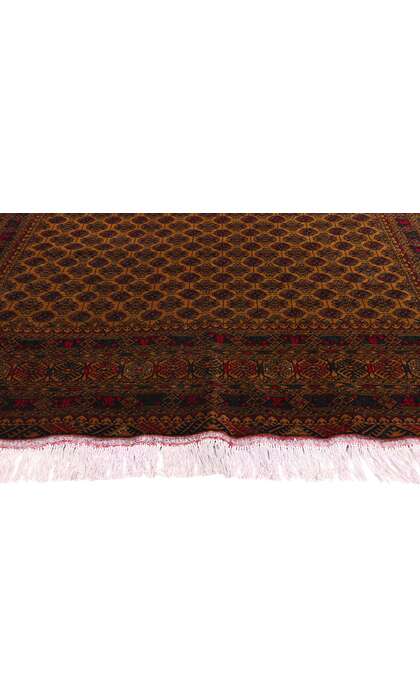6 x 9 Vintage Turkoman Afghan Rug 78811