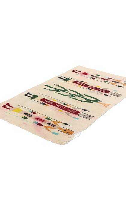 2 x 3 Vintage Yeibichai Navajo Rug Yei Weaving 78803