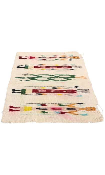 2 x 3 Vintage Yeibichai Navajo Rug Yei Weaving 78803