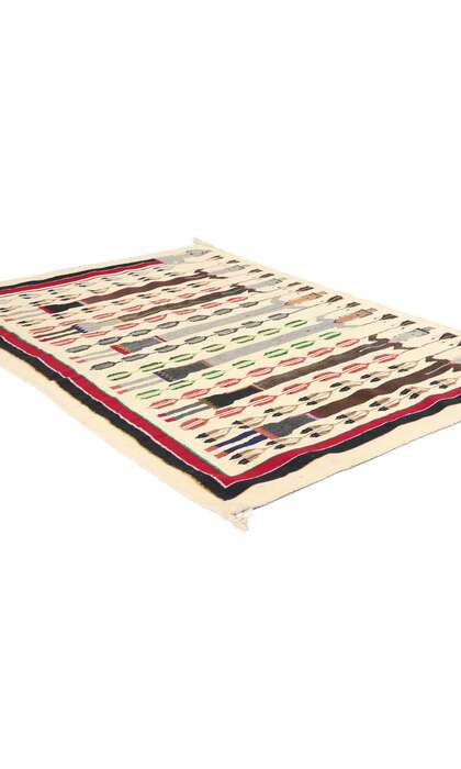 3 x 5 Vintage Yeibichai Navajo Rug 78812