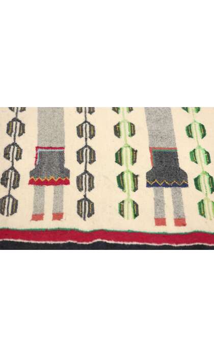 3 x 5 Vintage Yeibichai Navajo Rug 78812
