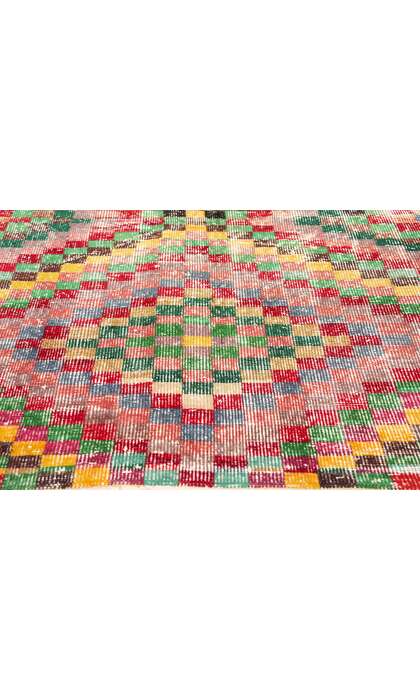 4 x 9 Zeki Muren Distressed Vintage Turkish Sivas Rug 53294