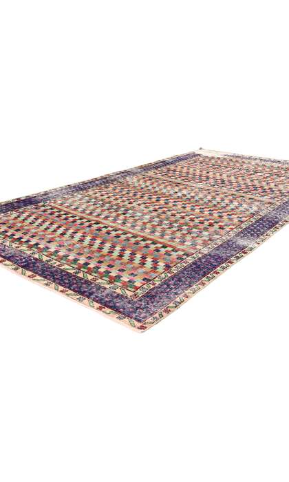 5 x 9 Zeki Muren Distressed Vintage Turkish Sivas Rug 53311