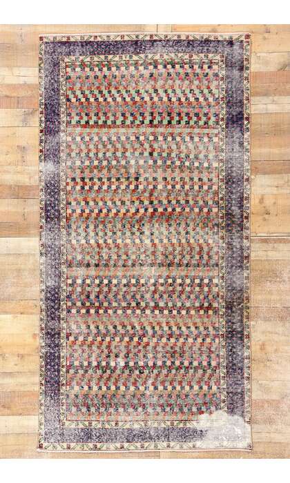 5 x 9 Zeki Muren Distressed Vintage Turkish Sivas Rug 53311