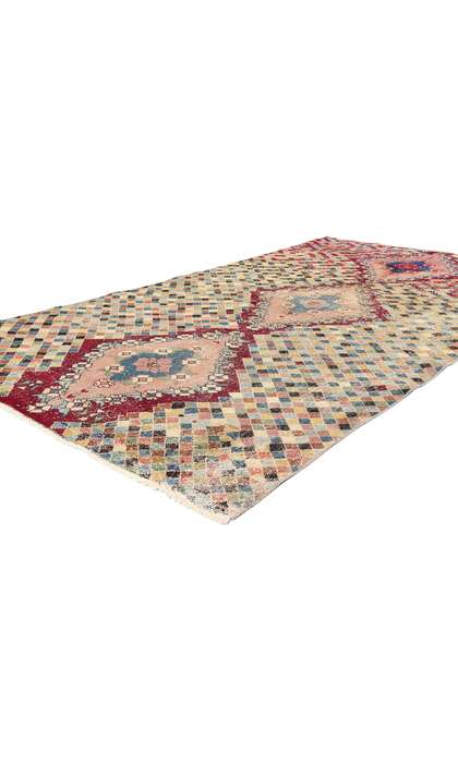 5 x 9 Zeki Muren Distressed Vintage Turkish Sivas Rug 53336