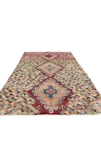5 x 9 Zeki Muren Distressed Vintage Turkish Sivas Rug 53336