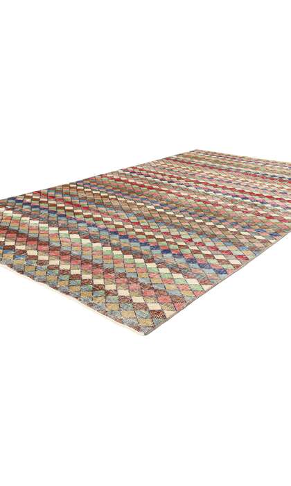 5 x 9 Zeki Muren Distressed Vintage Turkish Sivas Rug 53333