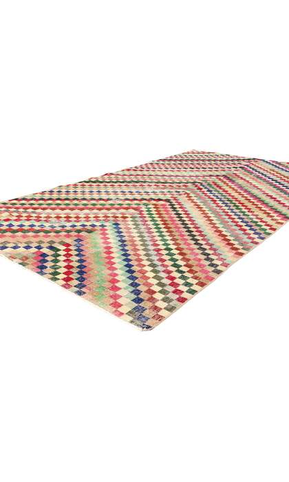 5 x 9 Zeki Muren Distressed Vintage Turkish Sivas Rug 53361