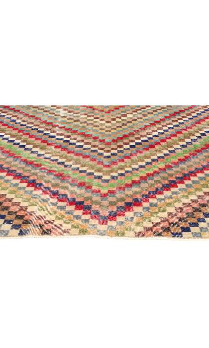 5 x 8 Zeki Muren Vintage Turkish Sivas Rug 53308