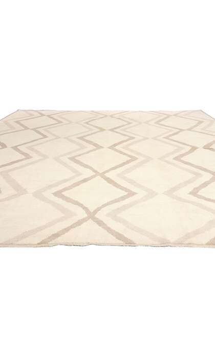 12 x 15 Organic Modern Zigzag Moroccan Rug 81082