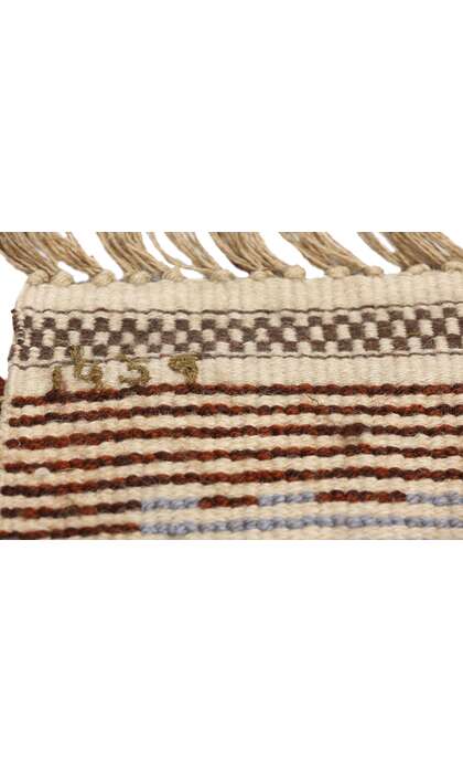 4 x 7 Vintage Swedish Pictorial Rya Rug 78827