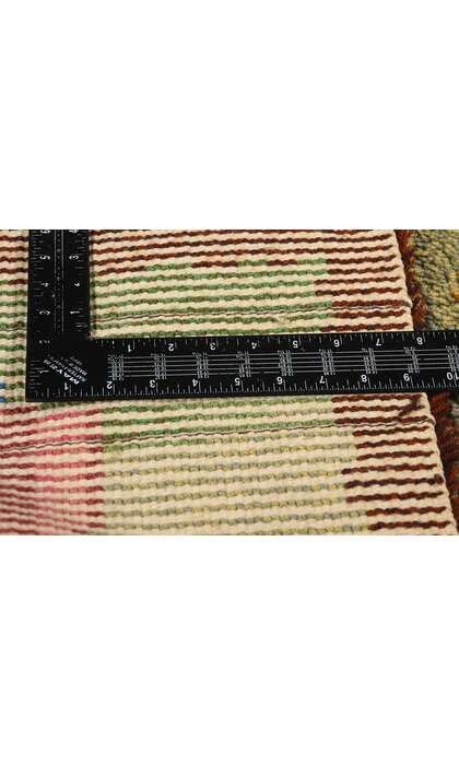 4 x 7 Vintage Swedish Pictorial Rya Rug 78827