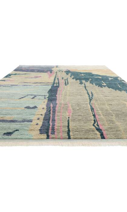 9 x 12 Abstract Biophilic Moroccan Rug 31275