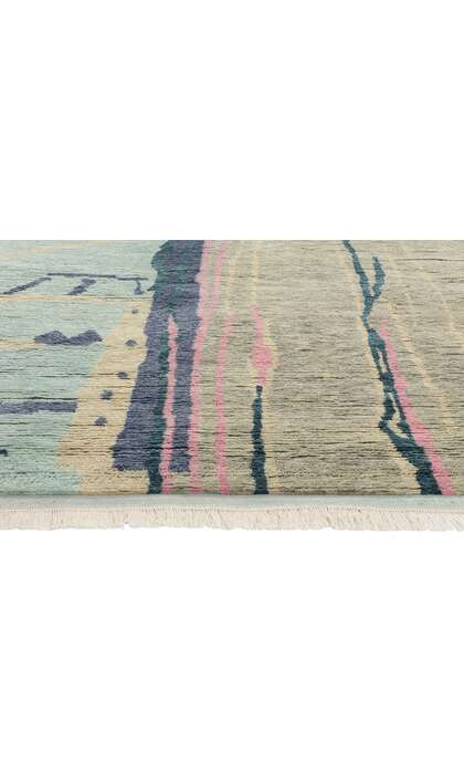9 x 12 Abstract Biophilic Moroccan Rug 31275