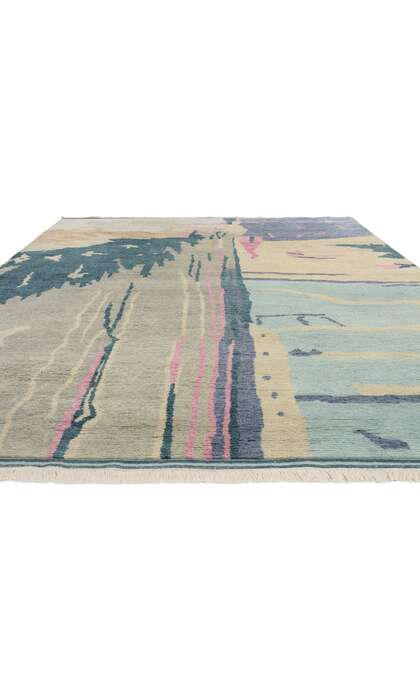 9 x 12 Abstract Biophilic Moroccan Rug 31280