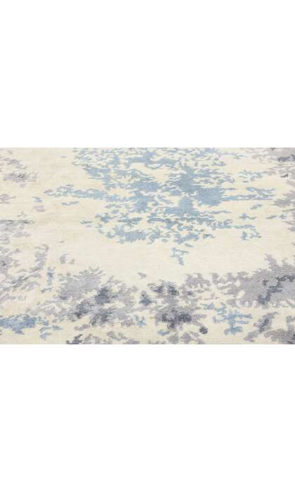 7 x 10 Contemporary Abstract Erased Damask Rug 31138