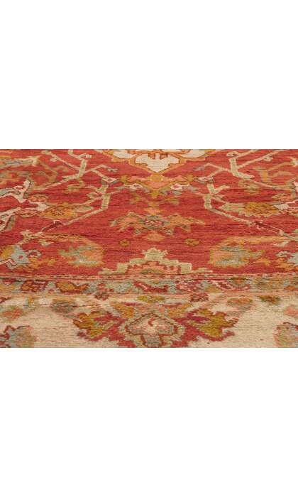 12 x 16 Antique Red Turkish Oushak Rug 76656