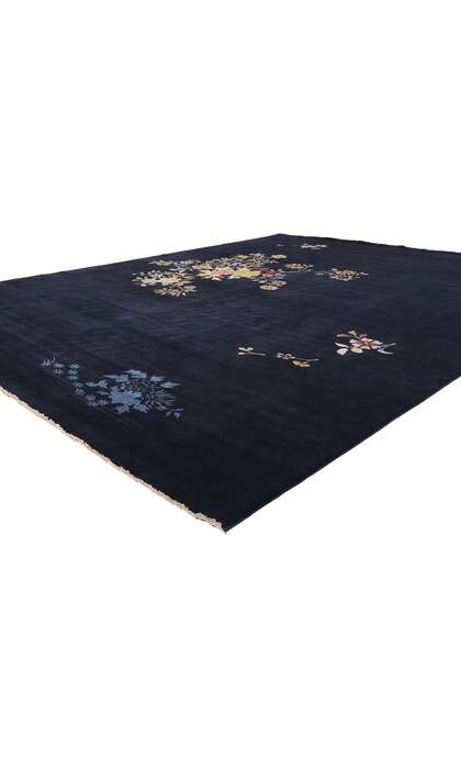 10 x 13 Modern Blue Chinese Art Deco Rug 31318