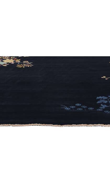 10 x 13 Modern Blue Chinese Art Deco Rug 31318